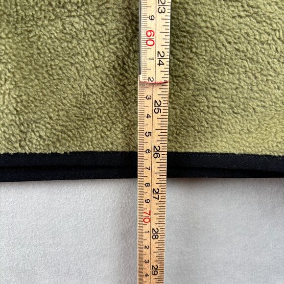 WeSC Pullover Mens L Green 1/4 Zip Mitch Solid Fleece Mock Neck L413470M Fall - Picture 6 of 8